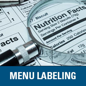 Menu labeling link with Nutrition Facts